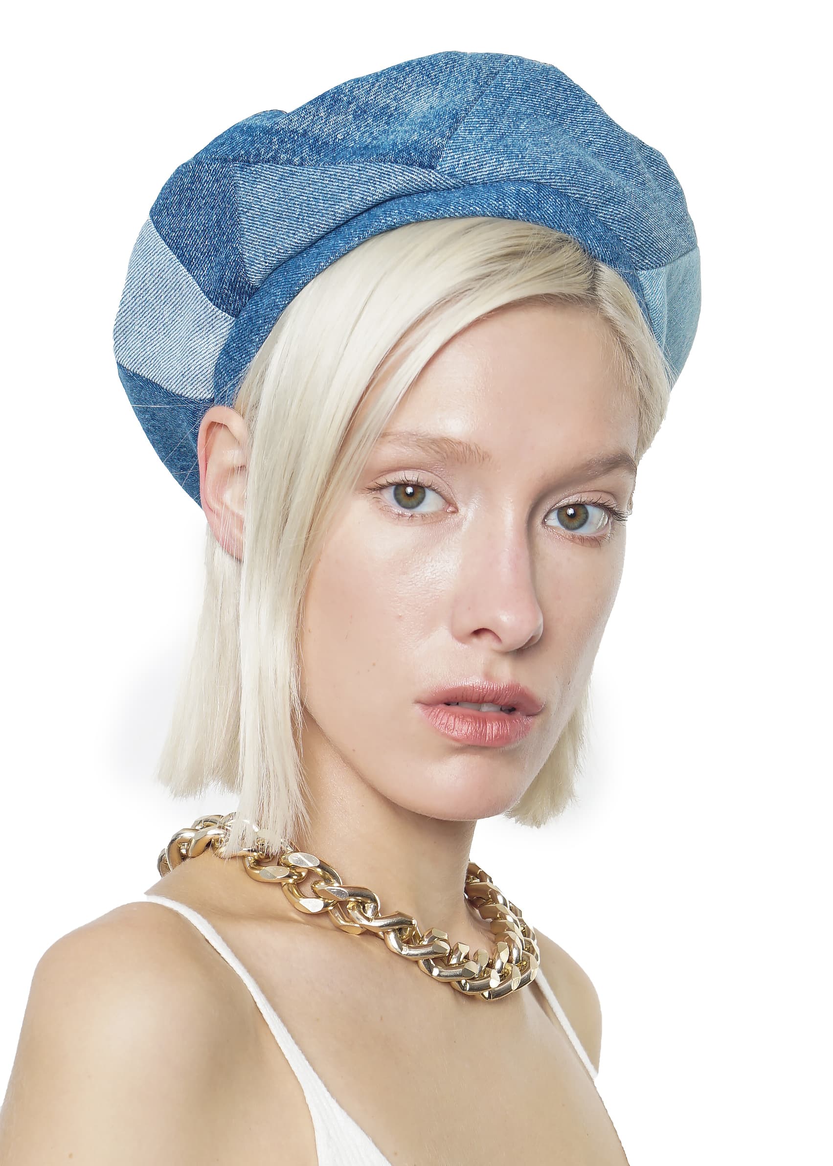 Reworked Mixed Blue Beret