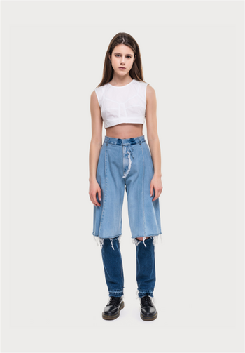 Buy Demi Denim Jeans – Bottoms by Ksenia Schnaider | Ethical & Sustainable Fashion