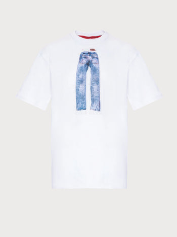 T-shirt with Augmented Jeans