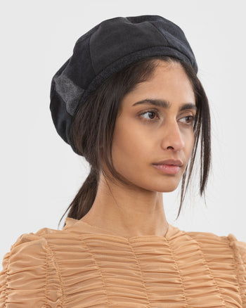 Reworked Mixed Black Beret