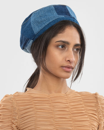 Reworked Mixed Blue Beret