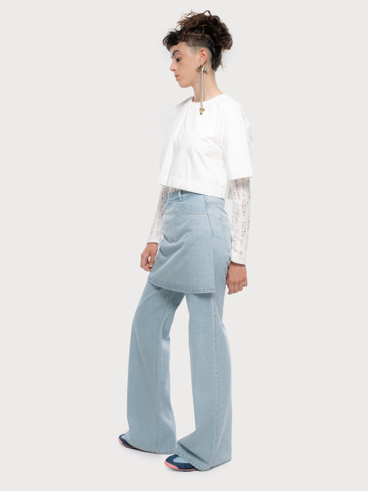 Buy Skirty Jeans – Bottoms by Ksenia Schnaider | Ethical & Sustainable Fashion