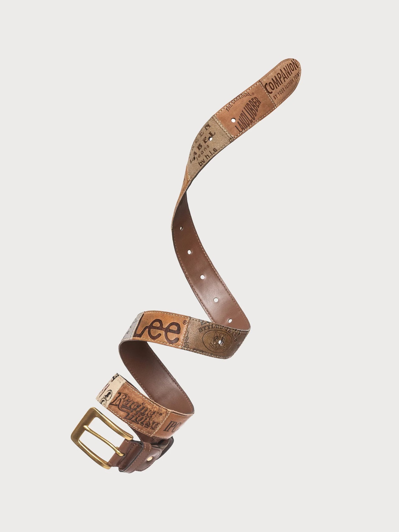 Slim Reworked Jacron Labels Belt