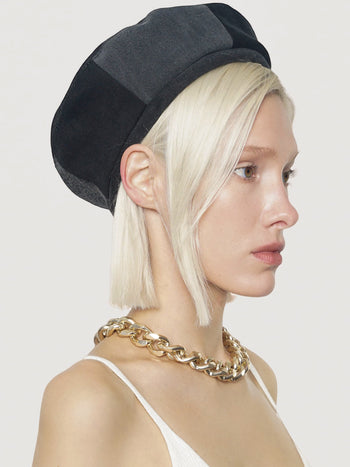 Reworked Mixed Black Beret