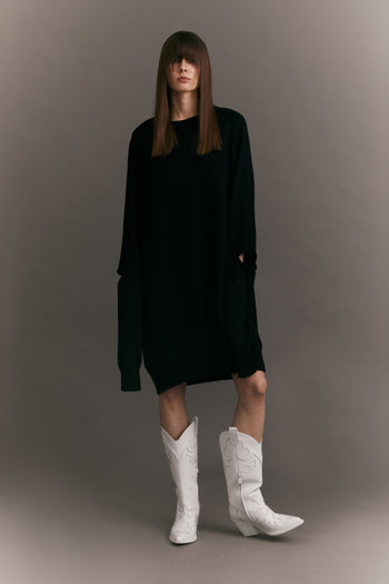 Oversize Sweater with Elbow Cuts