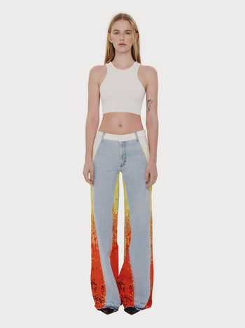 Flame Reworked Jeans