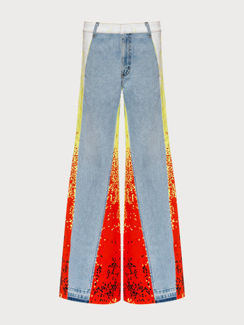 Flame Reworked Jeans