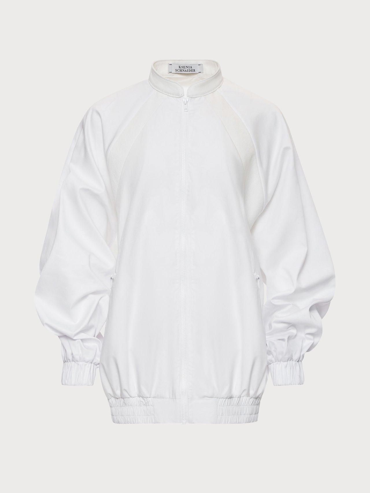 Reworked White Cotton Bomber