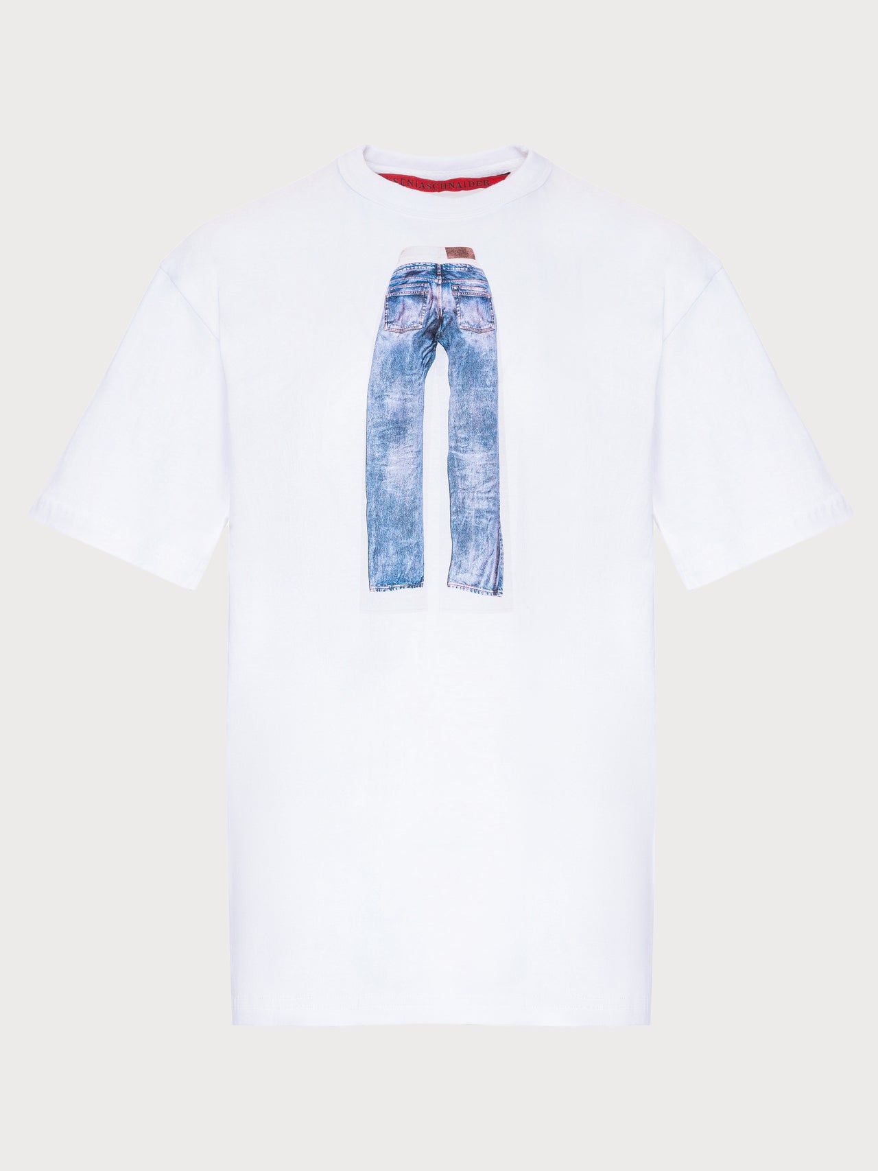 T-shirt with Augmented Jeans