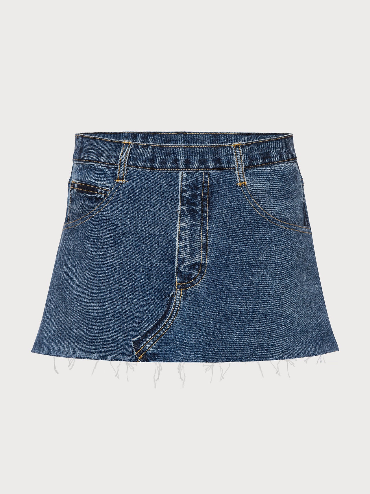 Reworked Denim Skort