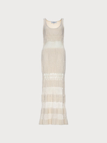 Buy Crochet Sleeveless Maxi Dress – Dresses by Ksenia Schnaider | Ethical & Sustainable Fashion