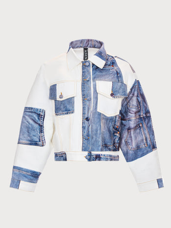 Denim Puzzle Jacket