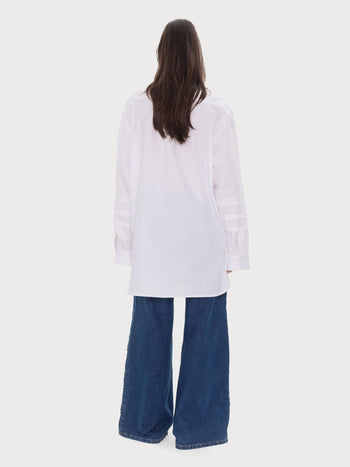 Buy Shirt with Parallel Pleats – Tops by Ksenia Schnaider | Ethical & Sustainable Fashion